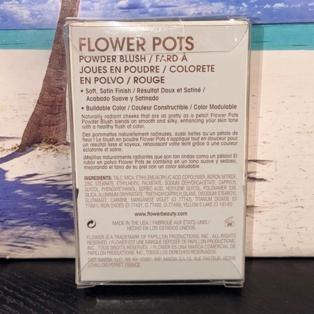 Flower Beauty Flower Pots Powder Blush Spiced Petal PB6 Satin Finish New
